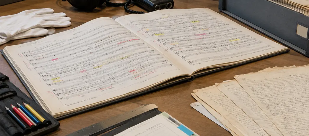 Image showing studio score cues